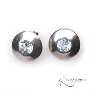 107M A Pair of Contemporary Aquamarine Earrings