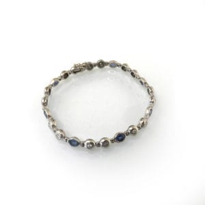 Sapphire and Diamond Bracelet