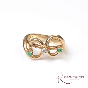 An Emerald and Diamond Ring, circa 1970