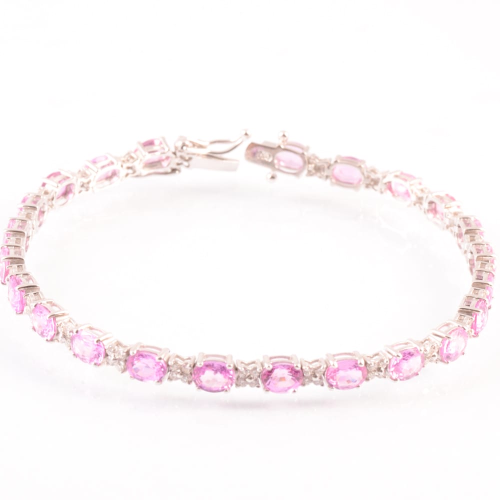Fancy Violet-Pink Sapphire Bracelet – Sevun Design