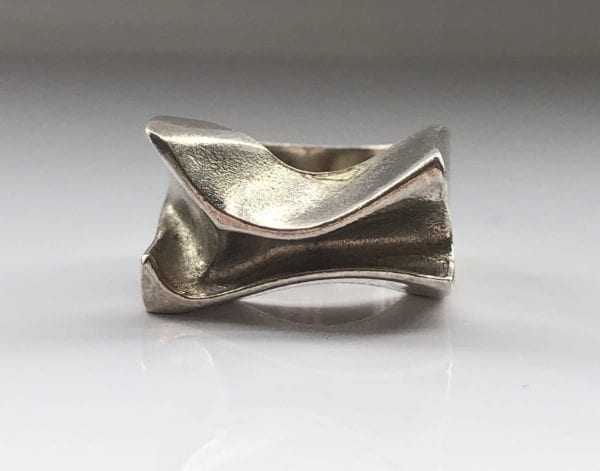 Lapponia , A Folded Silver Ring, 1976