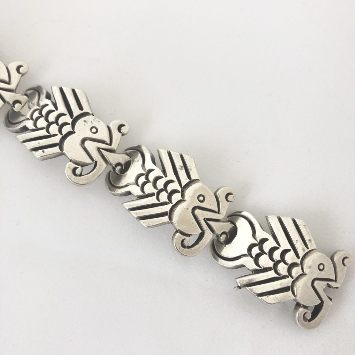 Vintage Mexican Silver Bracelet, circa 1940 | Susan Rumfitt