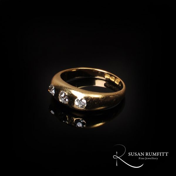An Antique Diamond Three Stone Ring, circa 1900