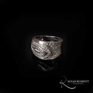 Contemporary Diamond and White Gold dress Ring