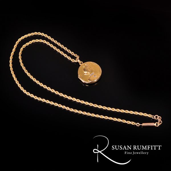 An Art Nouveau Diamond Habille Locket