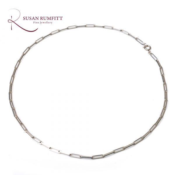 A Silver Bracelet and Necklace Set