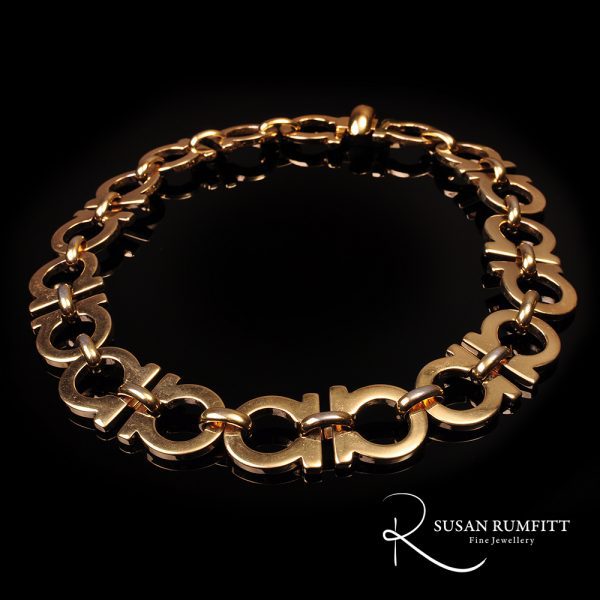 A Salvatore Ferragamo Gancini Necklace, circa 1980