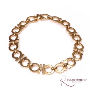 A Salvatore Ferragamo Gancini Necklace, circa 1980