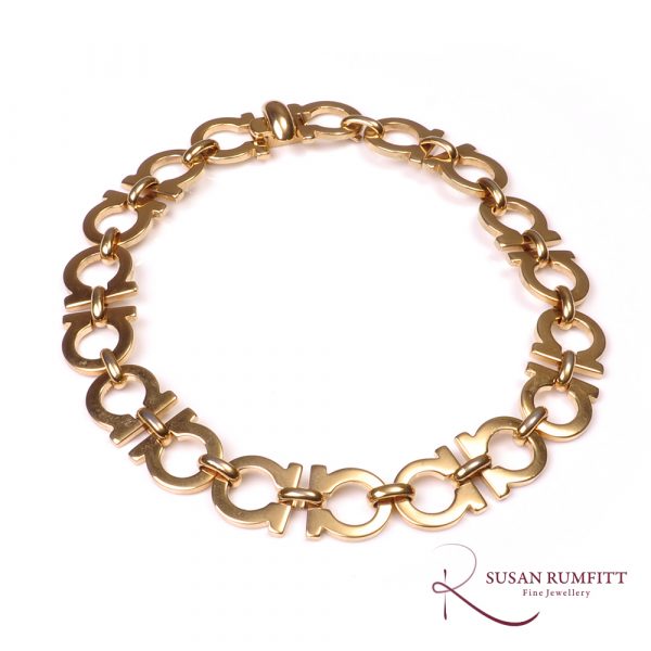 A Salvatore Ferragamo Gancini Necklace, circa 1980