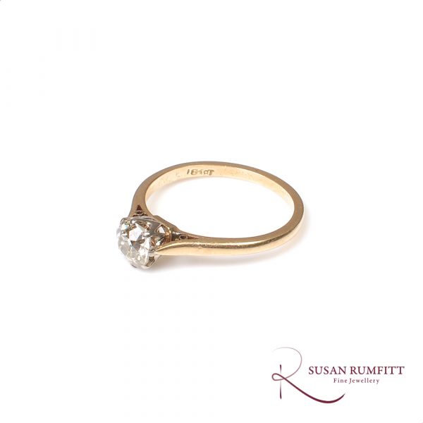 Antique Old Cut Diamond Solitaire Ring