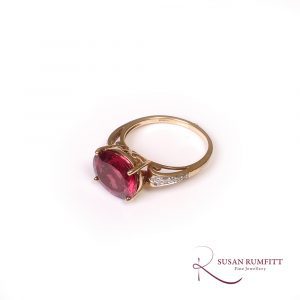 A Rubellite Tourmaline Ring