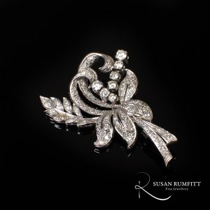 Diamond Spray Brooch, circa 1940