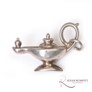 Silver Bear Charm