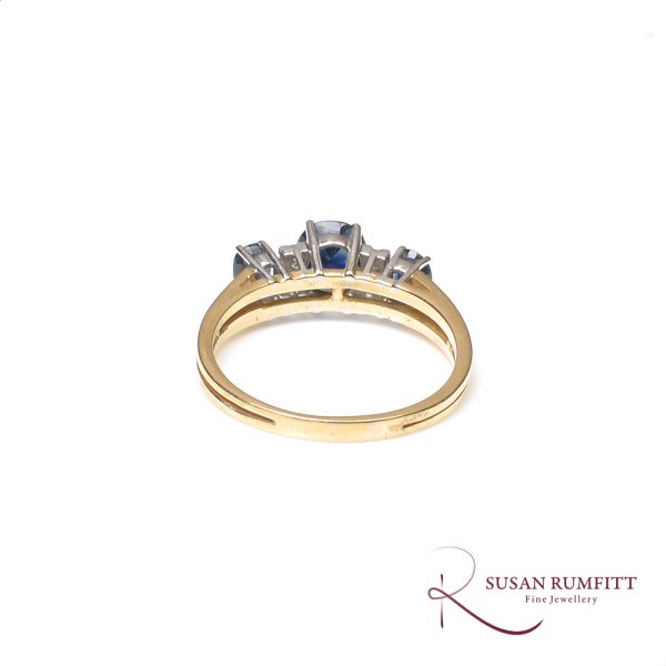 A Sapphire and Diamond Ring, Circa 1980