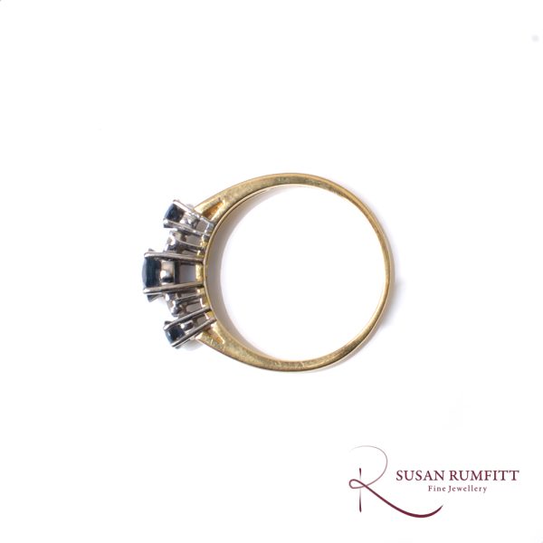 A Sapphire and Diamond Ring, Circa 1980