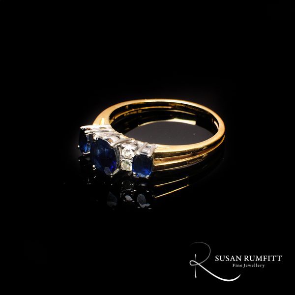 A Sapphire and Diamond Ring, Circa 1980