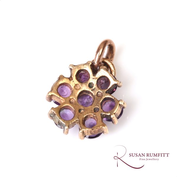 An Amethyst Flower Pendant