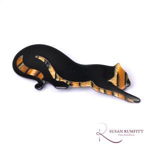 A Lea Stein Panther Brooch