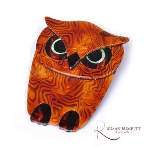 A Lea Stein Bouba Owl Brooch