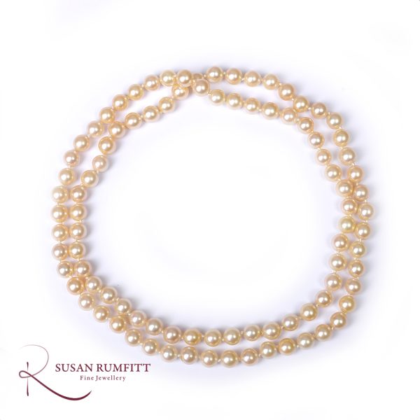 An Opera Length Cultured Pearl Necklace