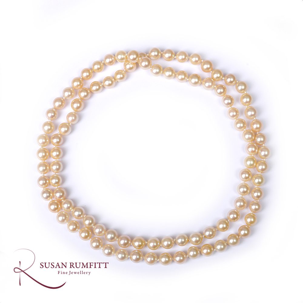 An Opera Length Cultured Pearl Necklace