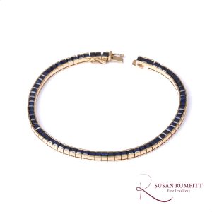 A Sapphire Line Bracelet