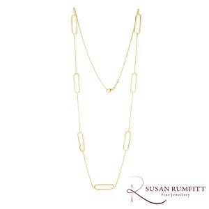 448V Gold Open Oval Chain