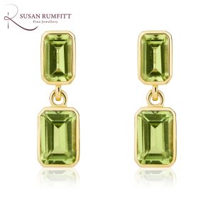 450V Peridot Drop Earrings